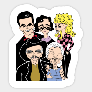 CLASSIC SITCOM - THE BEVERLY HILLBILLIES FAN ART Sticker